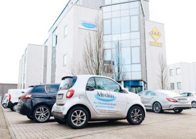 Das Medifit-Mobil für Gesundheit im Betrieb – Medifit Therapiezentrum in Köln-Rodenkirchen